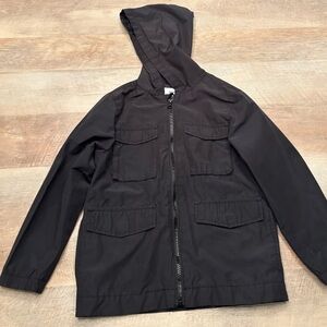 Black Hooded Jacket